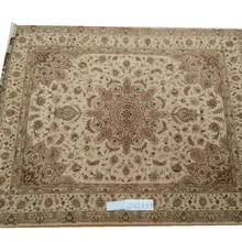 Ручной работы из шелка и шерсти восточных ПЕРСИДСКИЙ Ковры ручной персидский Ковры 10 8x10gc157peryg9