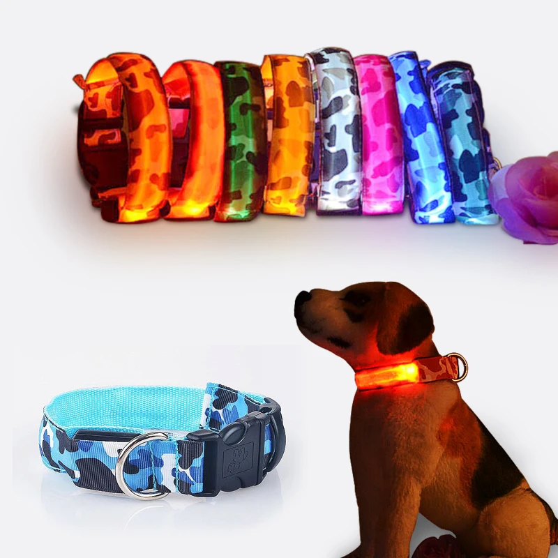 Camouflage flexible length 35-60cm LED lamp dog co...
