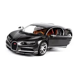 Bburago 1:24 Bugatti Chiron Металл Сплав под давлением модель автомобиля игрушка для детей рождественские подарки игрушки коллекция Бесплатная