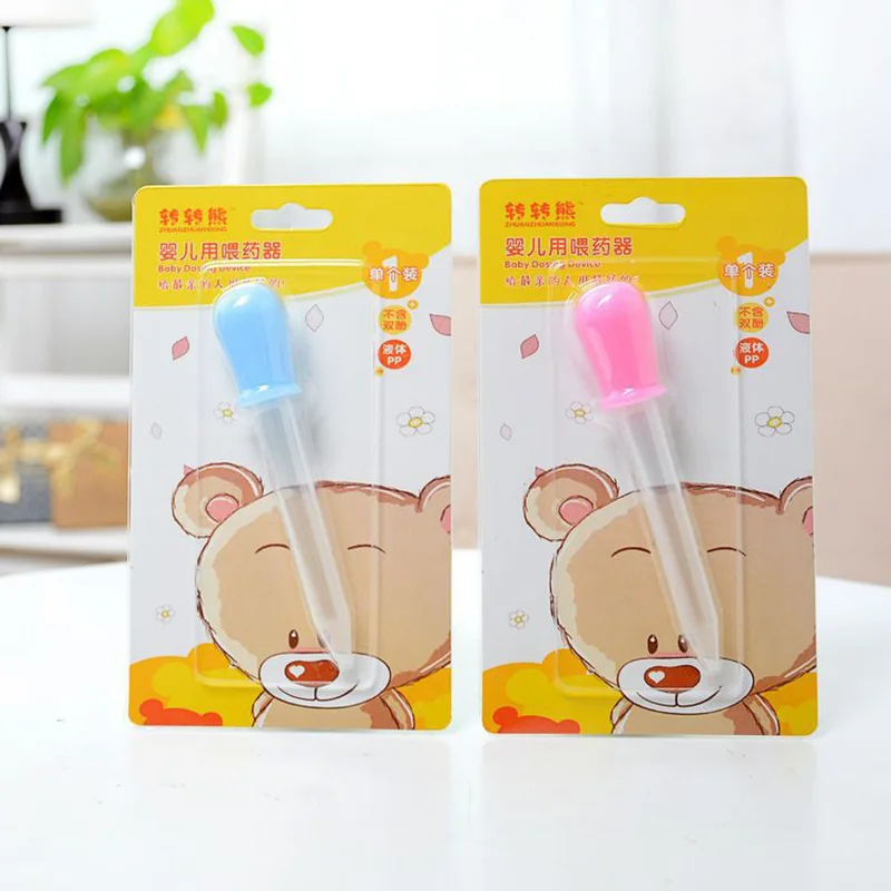 

1Pcs 2 Colors High Quality Children Utensils Straw Silicone Gel Baby Infant Feeding Tablets Capsules Pill Medicine Utensils
