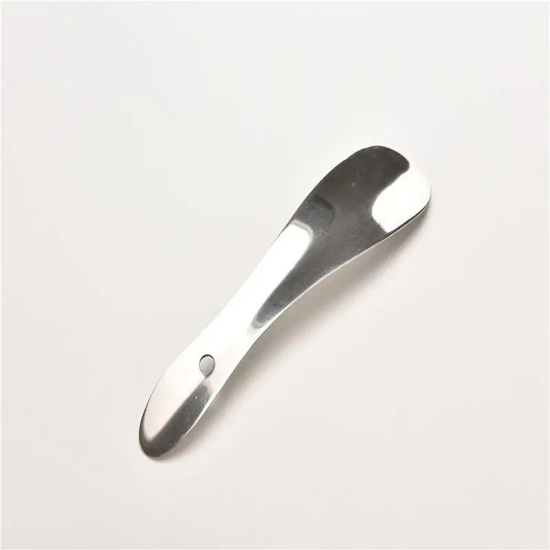 2018 Professional Silver Color Stainless Steel Metal Shoe Horn Spoon Shoehorn Shoe Lifter 18.8cm