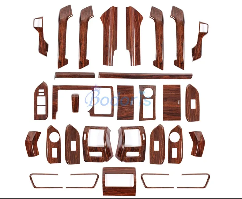 

For Toyota Land Cruiser 150 Prado LC150 FJ150 2010 2011 2012 2013 2014 2015 2016 2017 Wooden Color Trim Panel Car Accessories