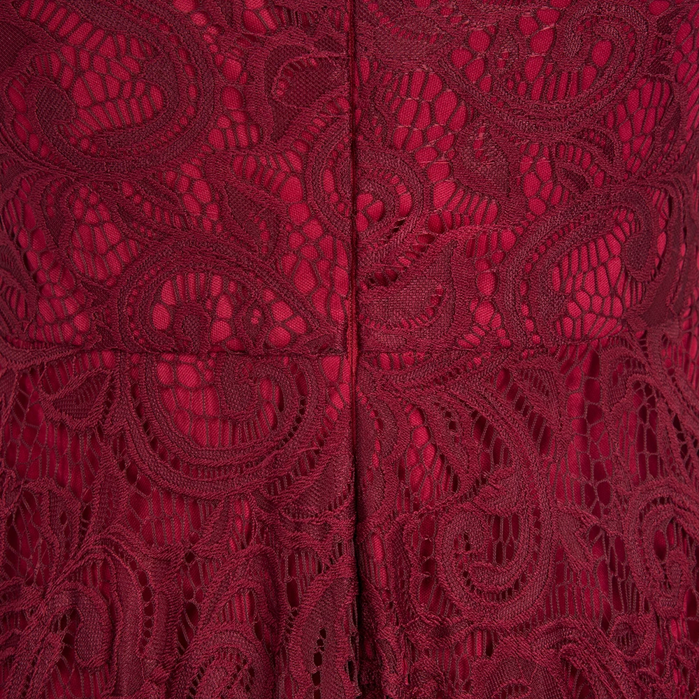 Сексуальные бордовые темно-синие розовые короткие кружевные коктейльные платья большого размера robe de cocktail