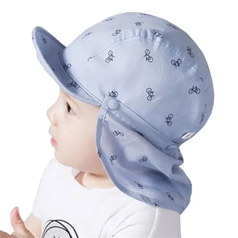 Baby Boy Sun Hats Summer Baseball Caps with Shawl Autumn ...
