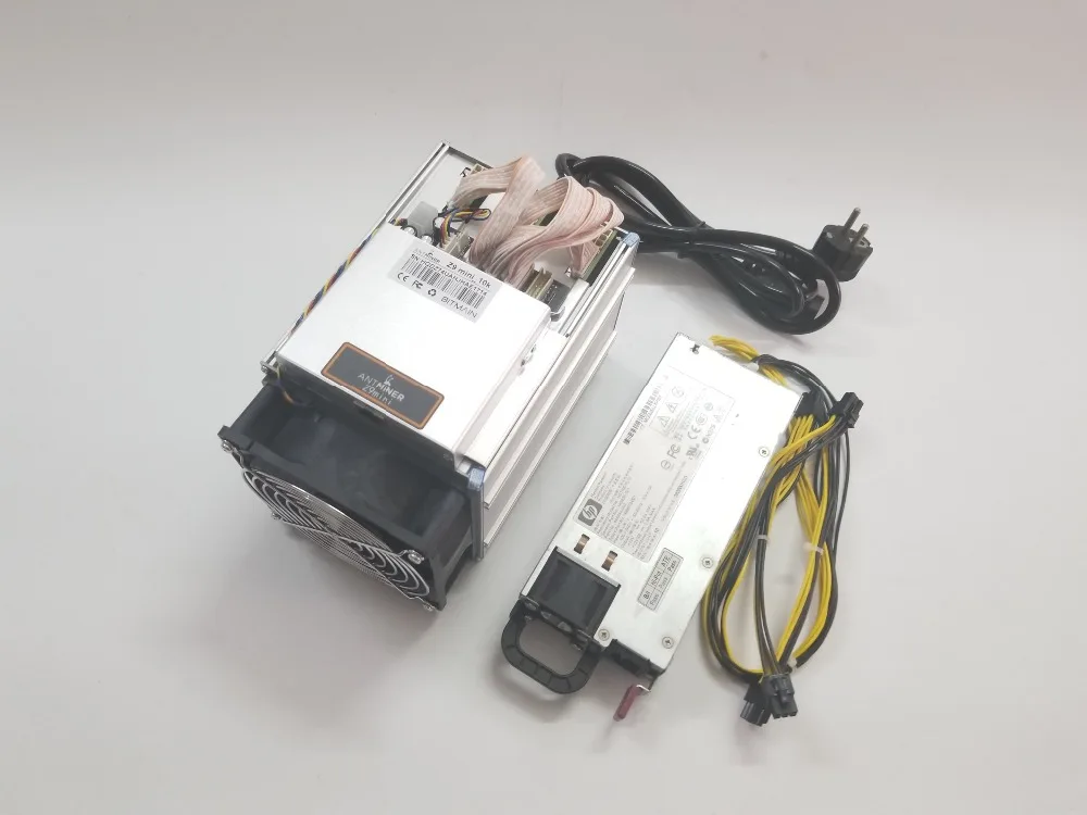 YUNHUI используется Antminer Z9 Mini 10k Sol/s 300W ZCASH ZEN ZEC BTG Asic Equihash Miner может майнить ZEN ZEC BTG монета может достигать 14