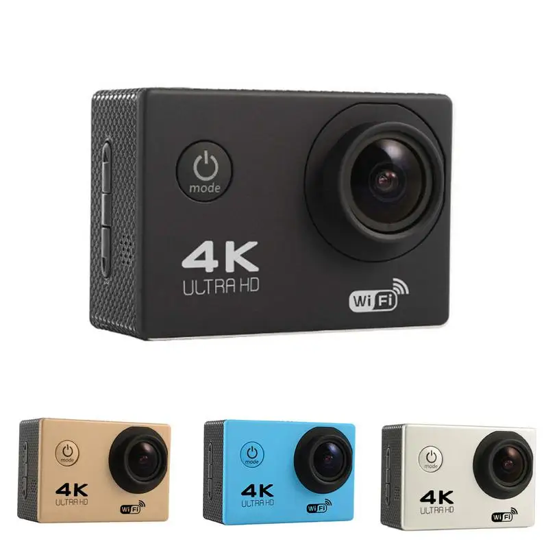 HAMTOD HK2TR 2.0 Inch LCD Screen 170 Degree Wide Angle HD 4K WiFi Camera With Remote Control And Waterproof Case