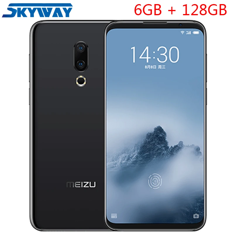 Оригинал Meizu 16th Plus 16 4G LTE 6 ГБ 128 Snapdragon 845 Восьмиядерный Adreno 630 5 &quot2160x1080P полный экран