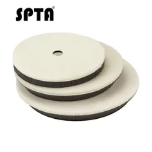 2 шт. автомобильный мягкий полировальный коврик из шерсти профессиональная отделка Тяжелый/средний/светильник, отделочный коврик " /5"/" 7"