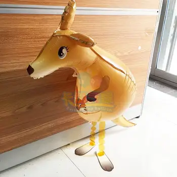 

NEW 10pcs/lot Kangaroo helium balloon walking ballons animals inflatable air globos for party supplies kids classic GLOBOS