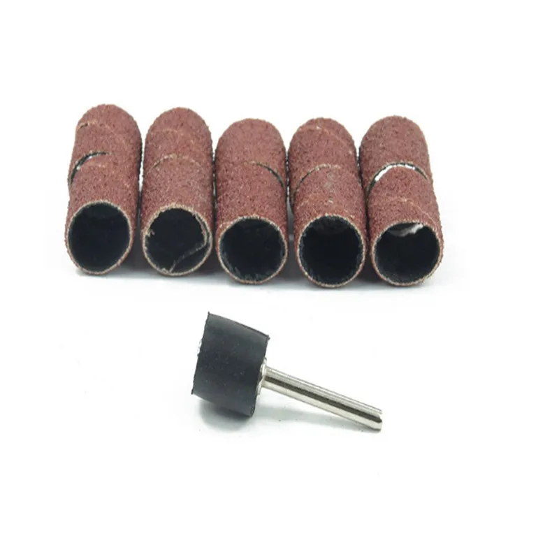 

Hot Sale Abrasive Tools 66pcs/set Sand drum Nail Drill Sanding Bands use for Metalworking Steel Copper Sand Diamond Wool