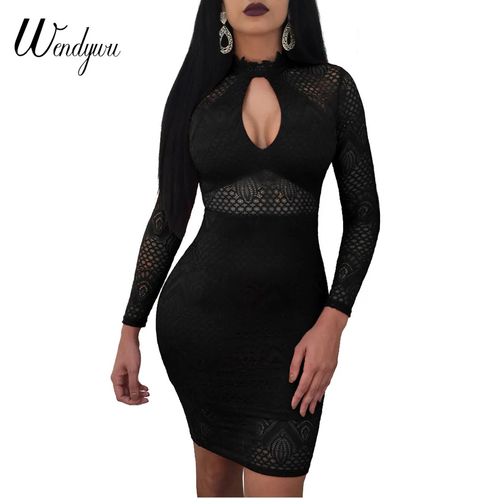 cleavage bodycon dress
