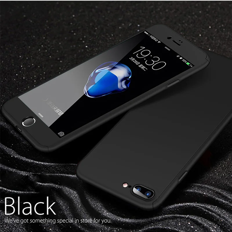 YAMIZOO x 8 Case For iPhone 6s 6 7 Case Cute 360 Hard Matte Phone Cases Cover With Glass For iPhone 6s 6 7 8 Plus Case x Coque   (5)