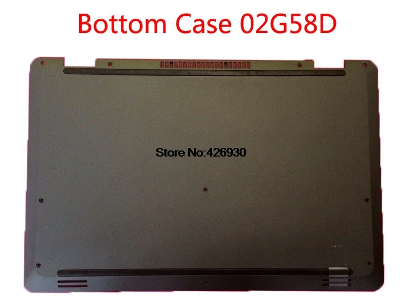 Bottom Case 02G58D Подлокотник для ноутбука для DELL Inspiron 15 7558 7568 0 DJKCX 04KGT8 4KGT8 подсветкой английская(США) клавиатура 02G58D 2G58D верхний регистр - Цвет: Bottom Case 02G58D