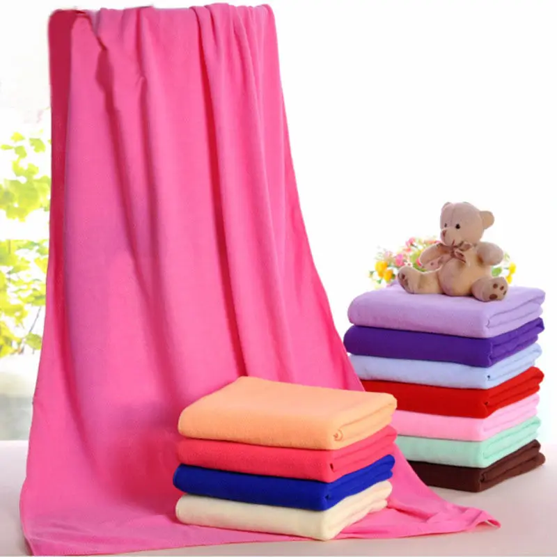 

70x140cm Microfiber Absorbent Drying Bath Beach Towels Washcloth Swimwear Shower Bathtowel Cloth