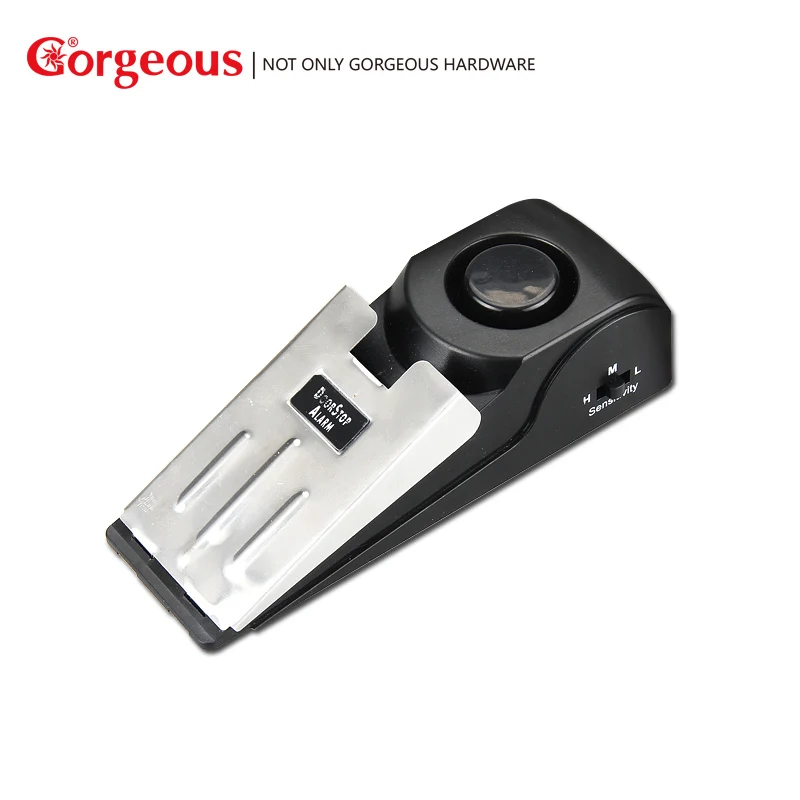 

Gorgeous Door Stop Alarm 125db Door Block Vibration Alarm for Traveling Security Door Alarm Stopper Doorstop for Home Security