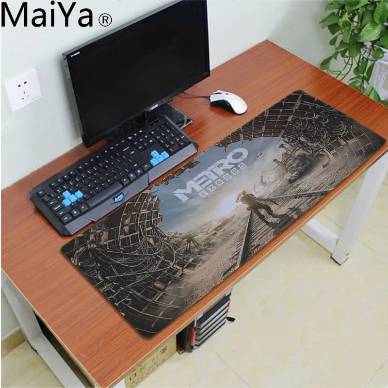 LockEdge 30x80cm MaiYa красивый аниме Metro Exodus индивидуальные коврики для мыши Компьютерные Аниме Коврик для мыши и ноутбука резиновая мышь прочный Настольный коврик для мыши - Цвет: LockEdge 30x80cm