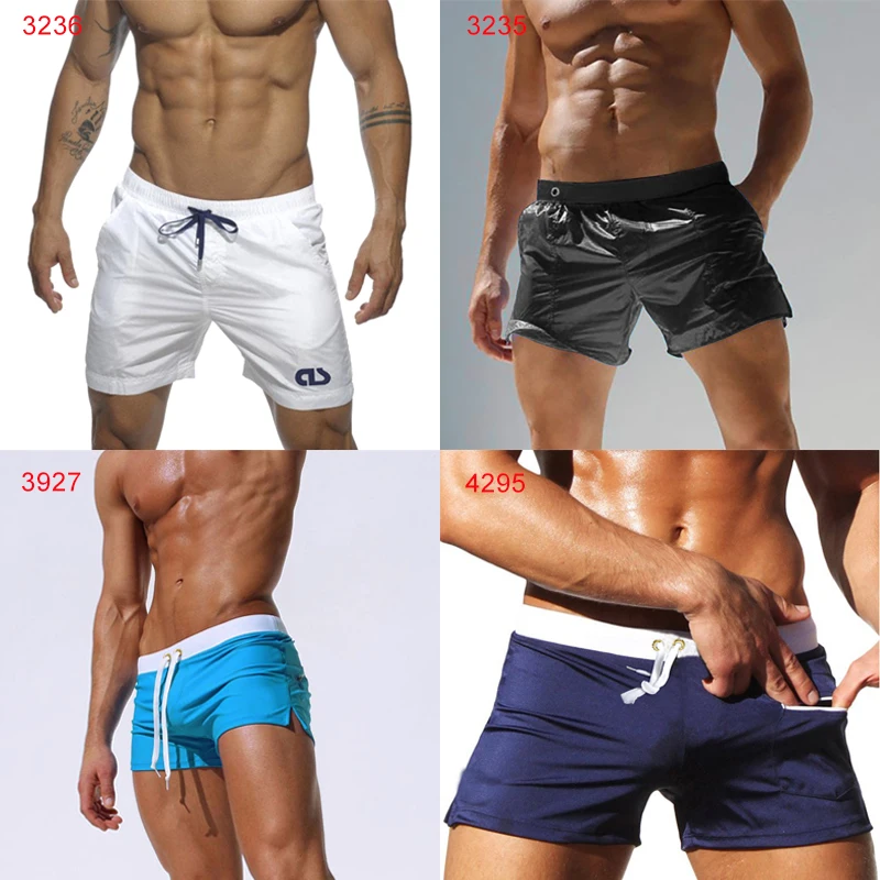

2018 Summer New Fashion Quick Dry Clothing Men's Casual Shorts Household Man Shorts G Pocket Straps Inside Trunks Beach Shorts