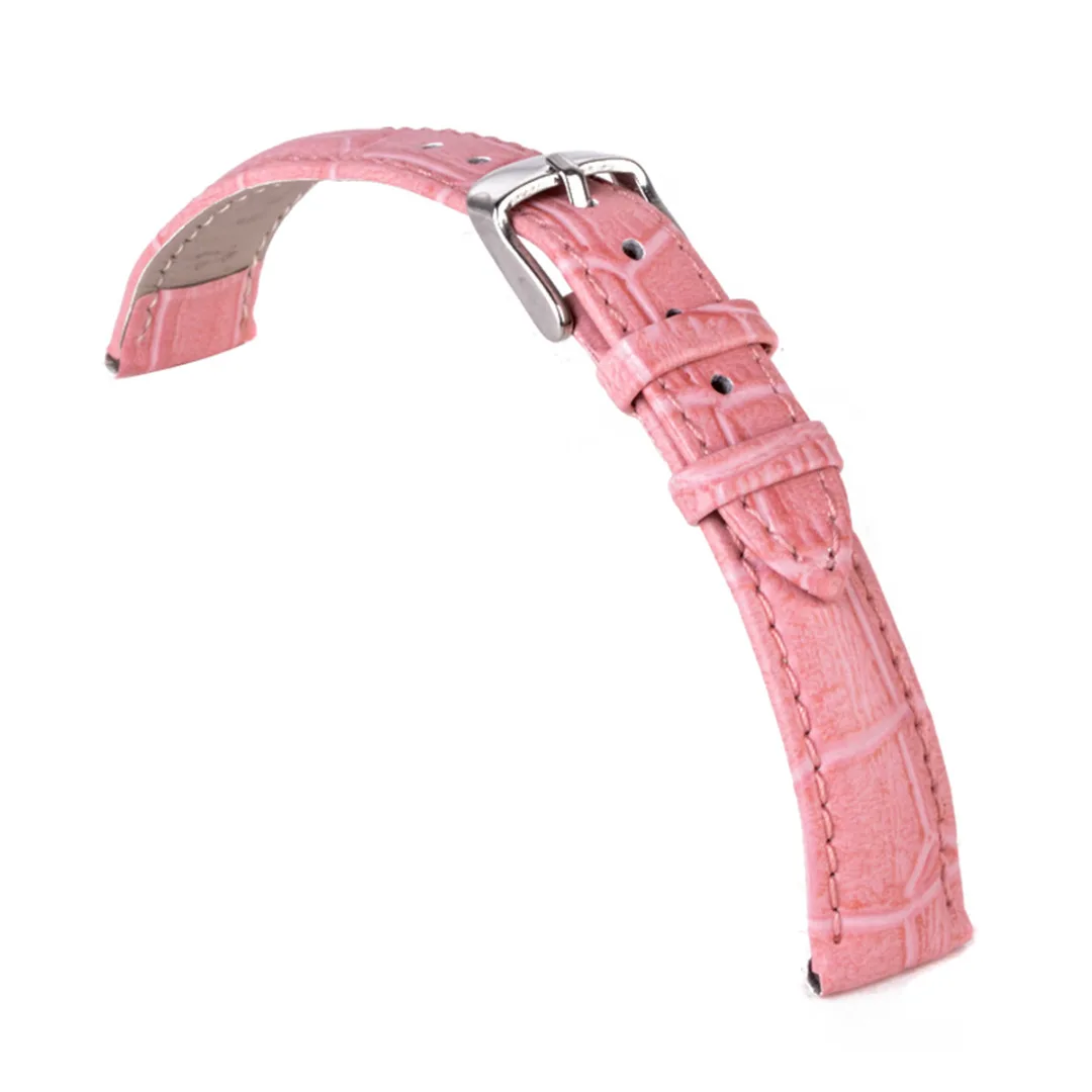 Shellhard 12-22mm Genuine Leather Watch Band 6Colors Alligator Croco Grain Genuine Leather Wristwatch Band Watch Strap