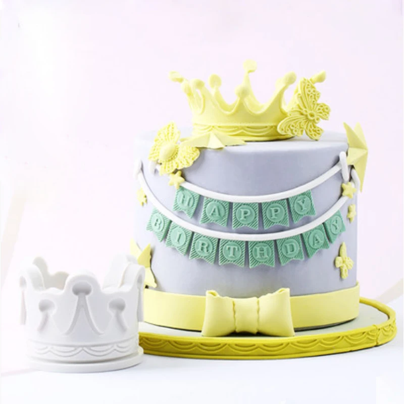 

Crown Princess Mould Silicone Mold Fondant Cake Decorating Tool Gumpaste Sugarcraft Chocolate Forms Bakeware