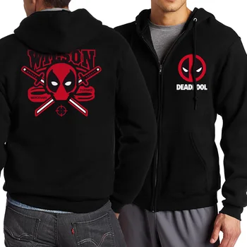 

Deadpool/The Flash STAR S.T.A.R. Labs/Batman/ Men Hoodies 2019 Spring Autumn Men Zipper Tracksuit Fashion Sweatshirt