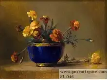 Free shipping 100% handpainted realist still life flowers decor oil painting on canvas top quality