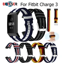 Сменный ремешок для наручных часов тканый нейлон для Fitbit Charge 3 ремешок для часов Ремешок для Fitbit Charge 3 браслет на запястье