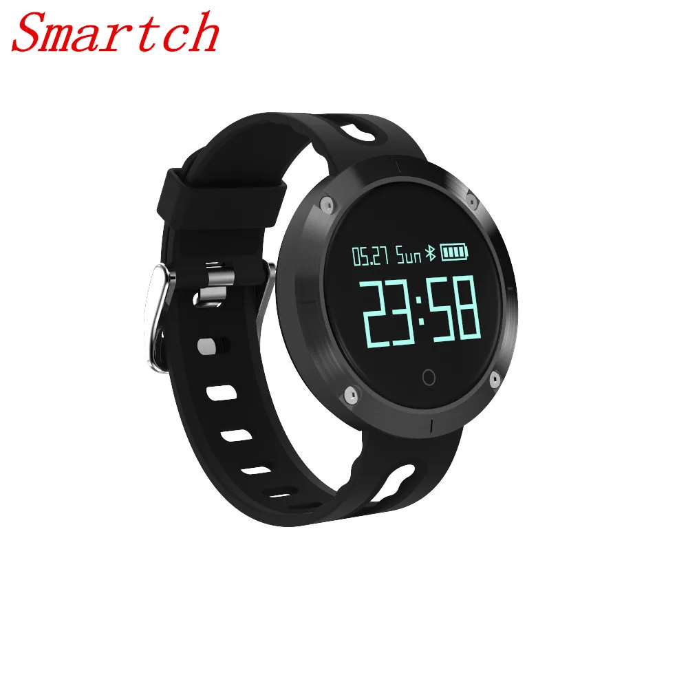 Smartch DM58 Smart Watch Monitor Fitness Tracker Heart Rate Bracelet Sports Pedometer LED Touch Screen Smart
