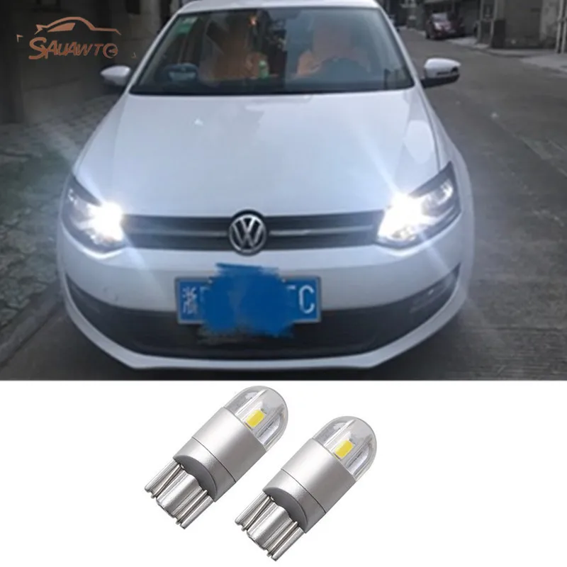 2 x T10 W5W LED Car Clearance Lights Parking light For Volkswagen VW