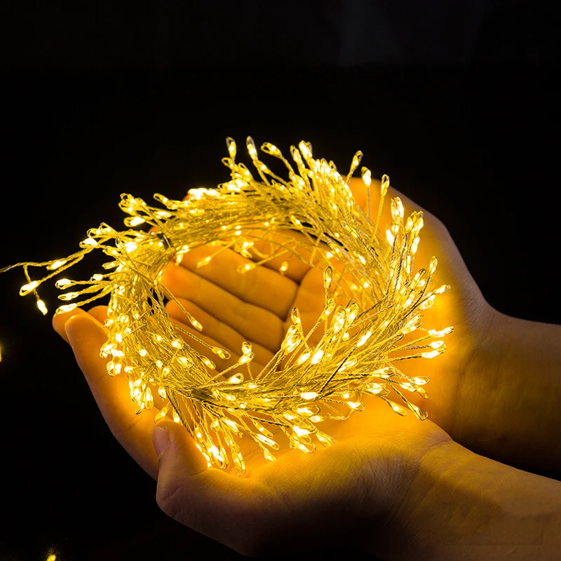 LED String Light Firecracker 4M 400 LED waterproof copper wire String