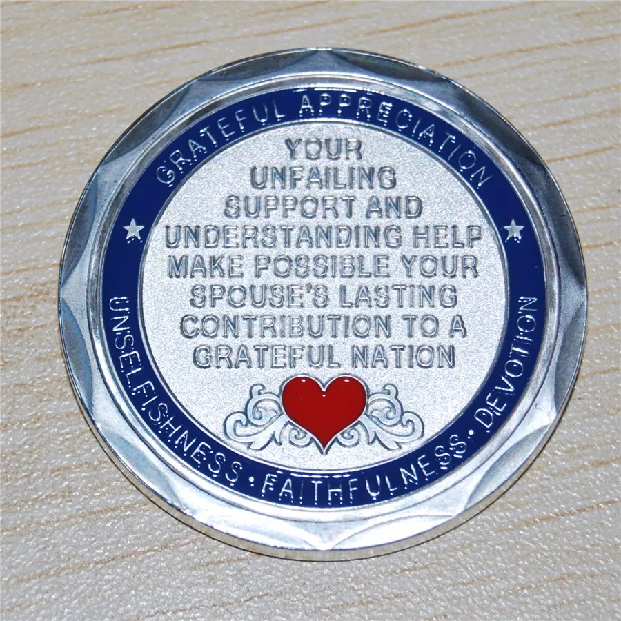 NEW U.S. Air Force Spouse Challenge Coin (3)