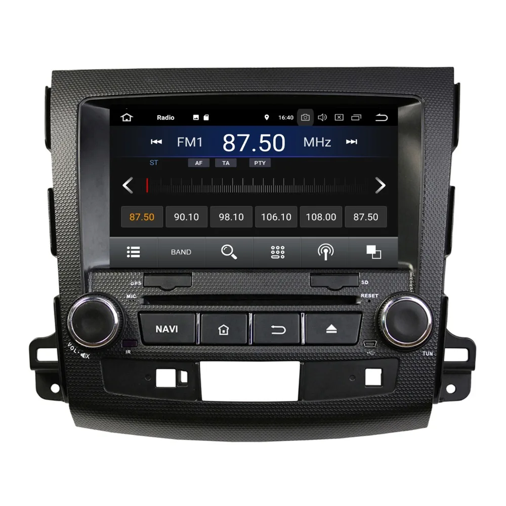 Flash Deal Quad Core 2 din 8" Android 8.1 Car DVD Player for Mitsubishi Outlander 2006-2012 With 2GB RAM Radio GPS WIFI Bluetooth 16GB ROM 2