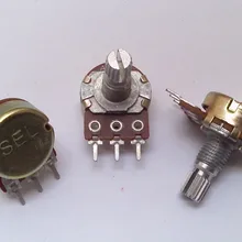 10 шт./лот RK16 16 Тип A100K один потенциометр соединения алюминиевый вал потенциометра