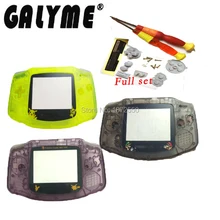 Galyme Лидер продаж Multi-Цвет выбрать замену Корпус для gameboyadvancegba мультфильм полный набор объектив оболочки игровой консоли мальчик подарок
