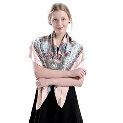 100X100cm Russian shawl large 100% twill silk square scarves for ladies elegant ethnic cashew scarves in bulk travel scarf dress 100X100cm Russian shawl large 100% twill silk square scarves for ladies elegant ethnic cashew scarves in bulk travel scarf dress