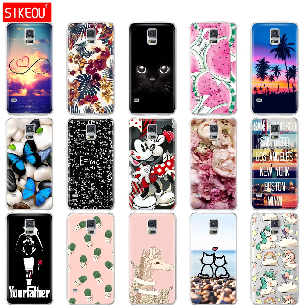 

Soft Silicone case For Samsung Galaxy S5 Case phone Cover For SamsungS5 Neo Case Capa For Samsung S5 i9600 SM-G900F butterfly