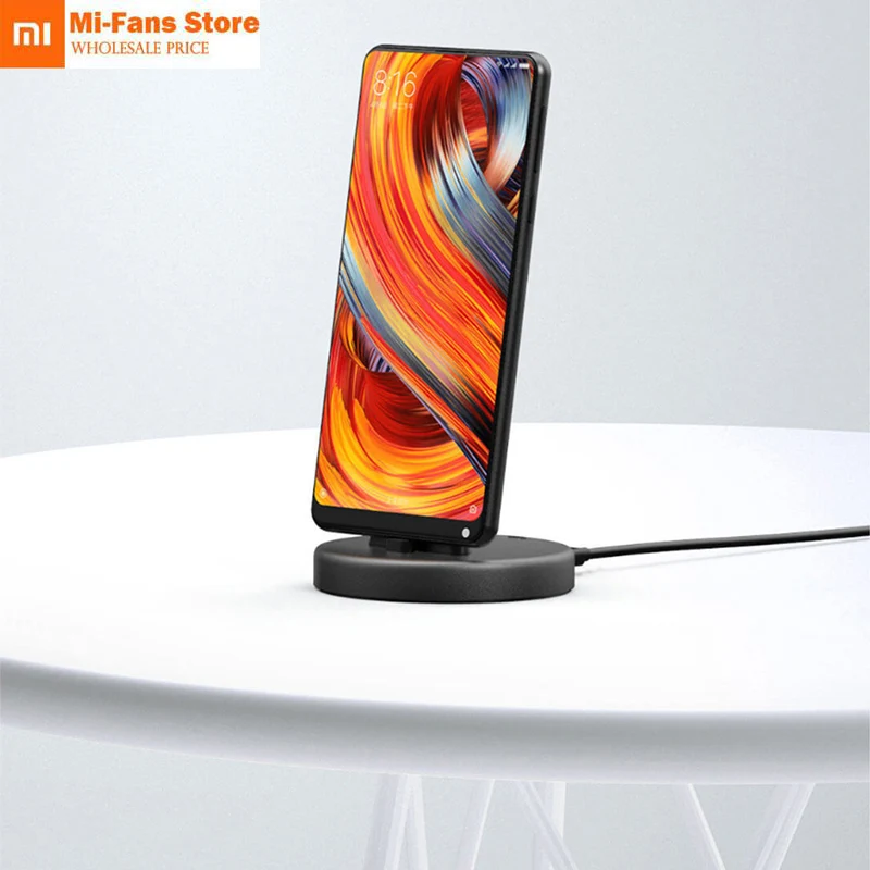 

Xiaomi Panki type-c Wireless Charger with phone stand 18W Fast Wireless Charging pad for Samsung S9/S9+ S8 Note 9 9+1.2m cable