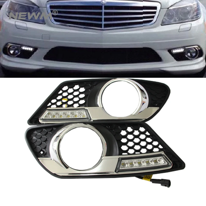 Direct Fit LED Daytime Running Light For Benz W204 C300 C350 2008 2009