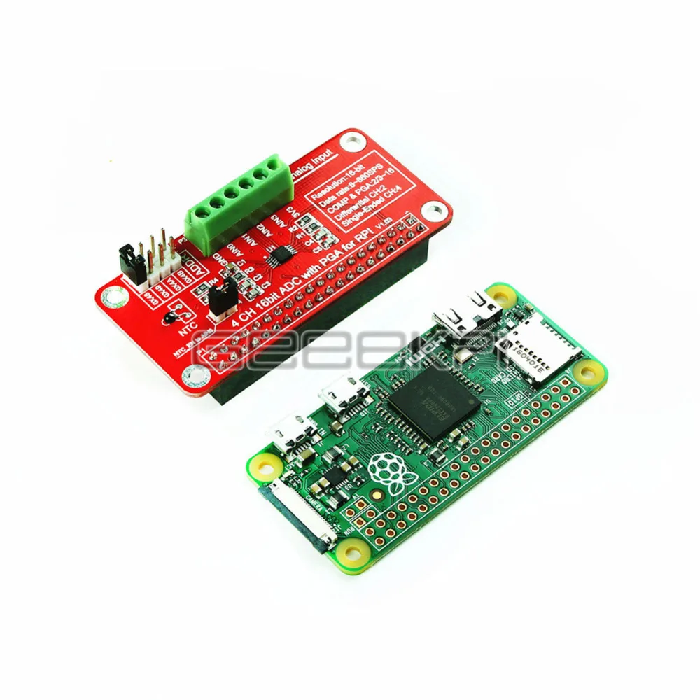 GeeekPi Raspberry Pi 16 бит I2C ADS1115 ADC модуль 4 канала для 3/2 Модель B|channel| |