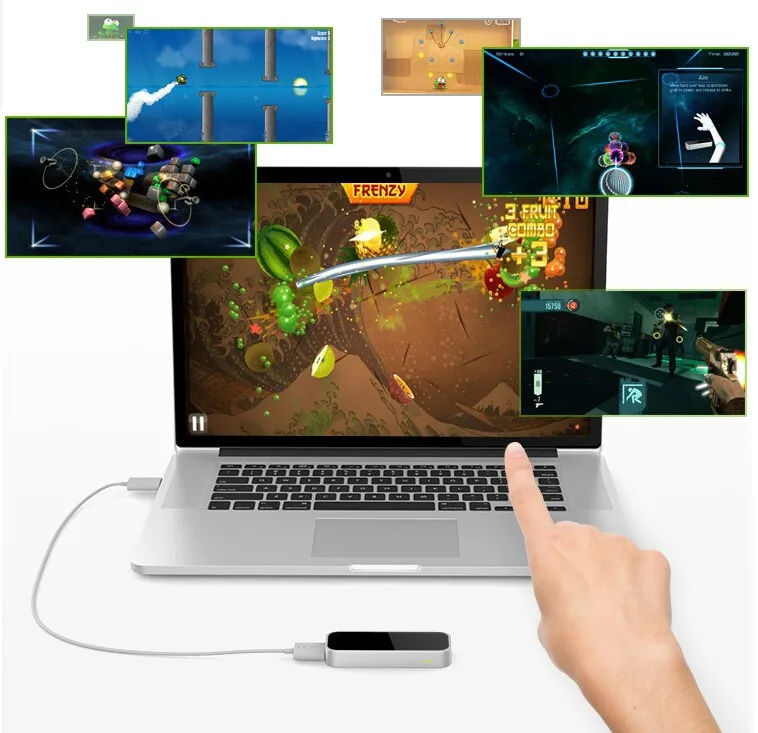 Соматосенсорный 3D контроллер Leap Motion для ПК или MAC