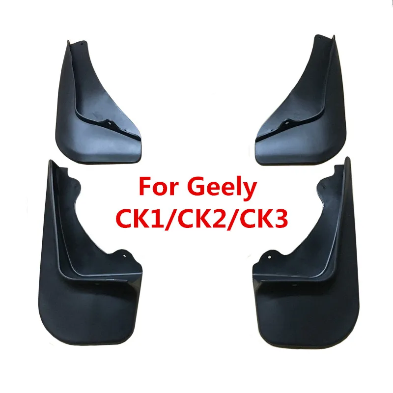 

4Pcs/Set Car Mudflaps Splash Guards Mud Flap Mudguards Fender For Geely CK/CK2/CK3 Car Accessories