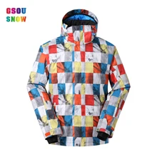 2016 gsou snow new fashion ski jackets children white waterproof girls boys colorful red black cheap soft shell ski snow jackets