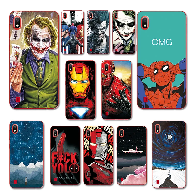 Защитный чехол для телефона Samsung A10 A20 A30 A50 A70 новый Deadpool Железный человек с принтом