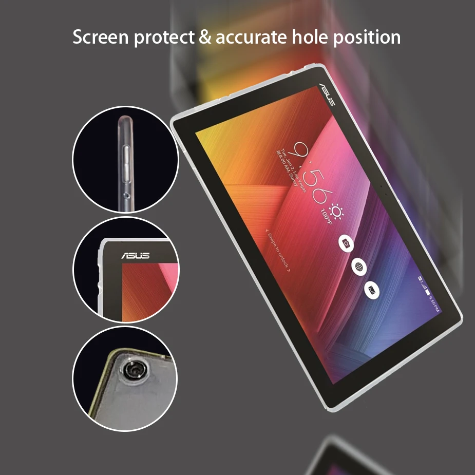 Силиконовый чехол KiKiss для планшета ASUS ZenPad 10 Z300M Z301M Z301MFL Z301ML мягкий Zen Pad 3S LTE