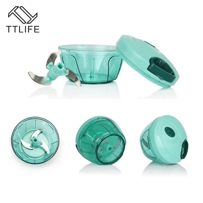TTLIFE Регулируемая мандолина Slicer 5 лезвий из нержавеющей стали Овощной фруктовый