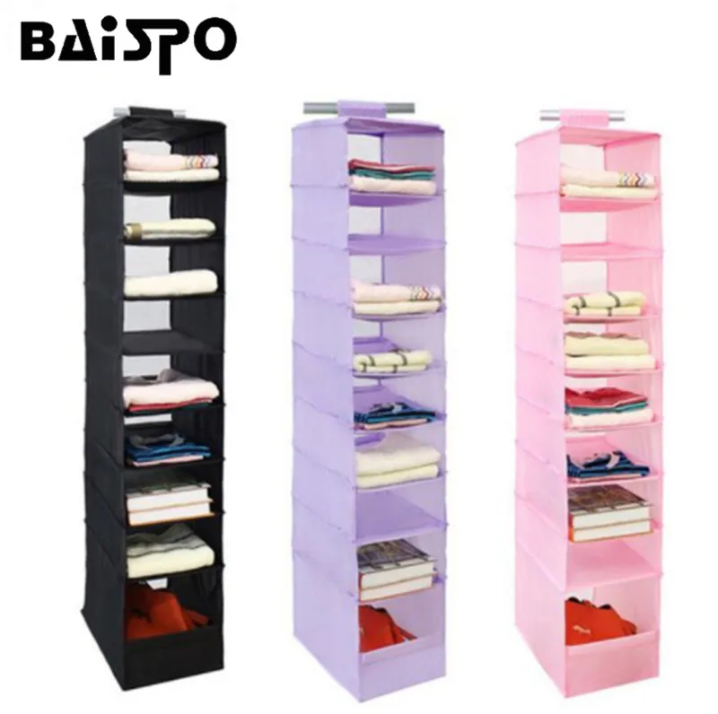 

BAISPO Hanging Box Organizer Underwear Sorting Clothing Shoe Storage Box Door Wall Closet Organizador Closet Organizer Bag