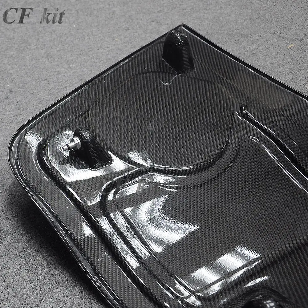 CF Kit 2PCS Carbon Fiber Door Fenders Side Blade Skirts Refit For Audi R8 Coupe 2008- Car Styling