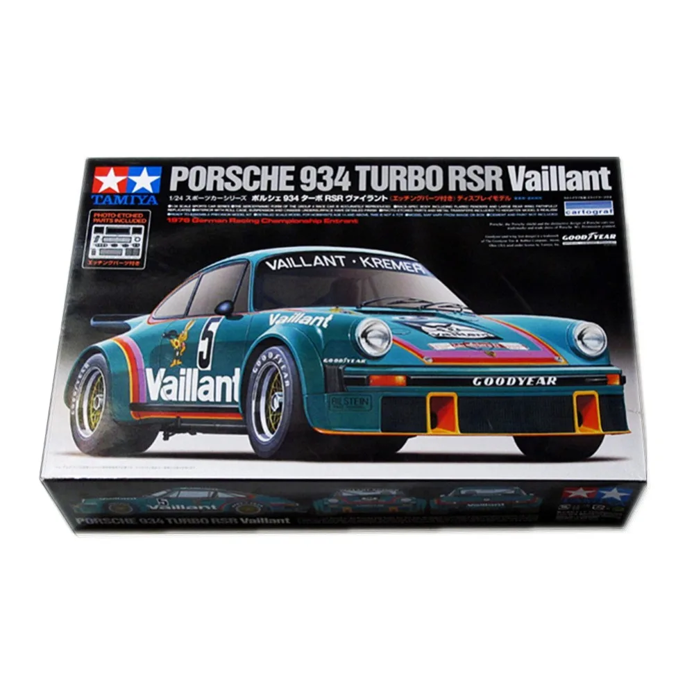 OHS Tamiya 24334 1/24 934 Turbo RSR Vaillant Scale Assembly Car Model Building Kits G
