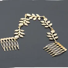 Свадебные украшения для волос, удобный держатель в виде листьев H299