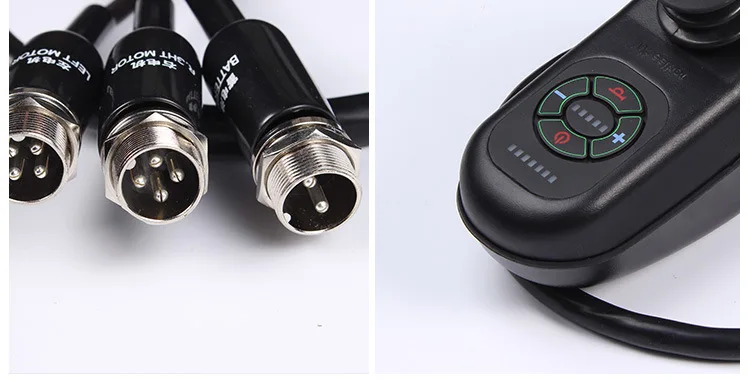 Cheap Double Drive Electric Wheelchair Controller DC 24v Brush Motor Joystick Controller For Wheelchair 7