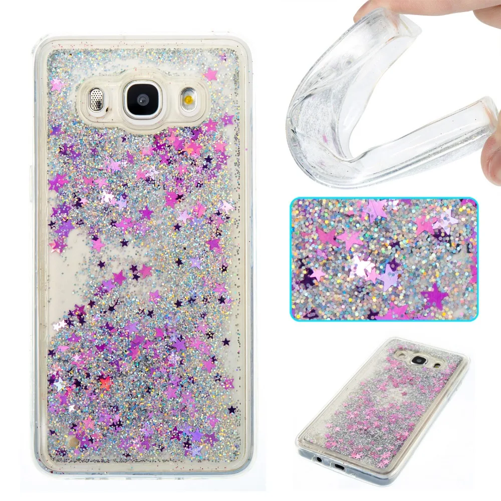 

Sparkle Quicksand Glitter Stars Flowing Water Liquid Case For Samsung Galaxy J5 J3 J7 2016 A3 A5 G530 G360 TPU Cover Phone case